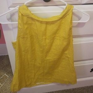 Mustard yellow J.Crew tank